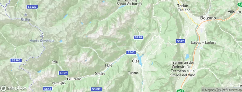 Bresimo, Italy Map