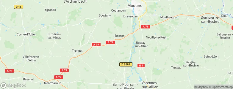Bresnay, France Map