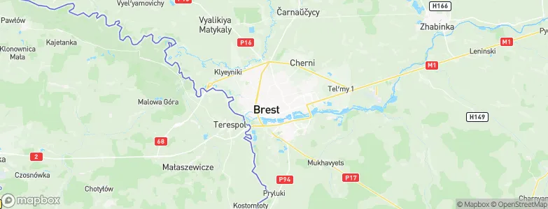 Brest, Belarus Map