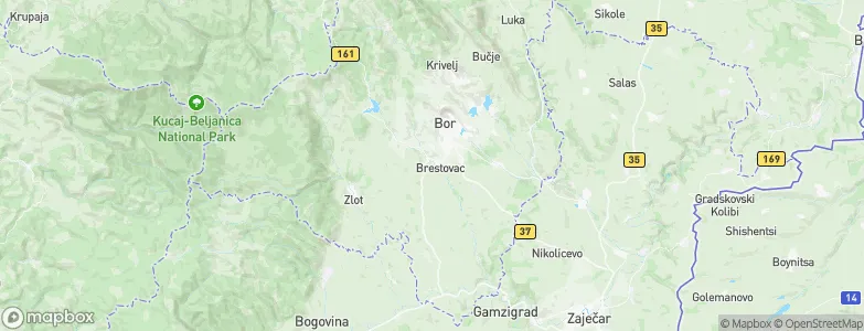 Brestovac, Serbia Map