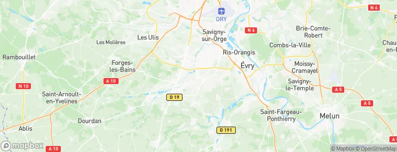 Brétigny-sur-Orge, France Map