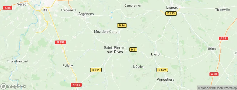 Bretteville-sur-Dives, France Map