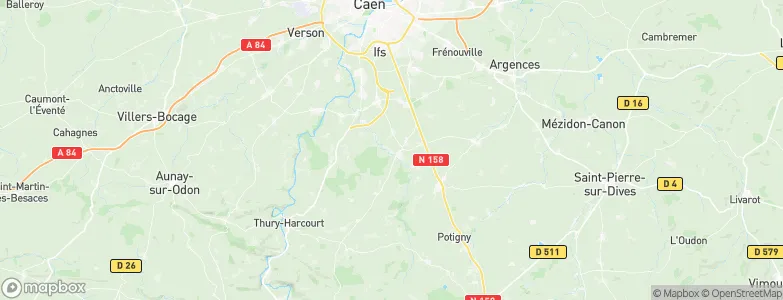 Bretteville-sur-Laize, France Map