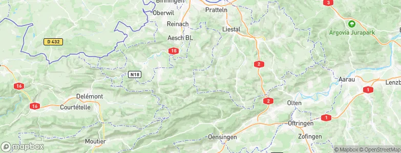 Bretzwil, Switzerland Map