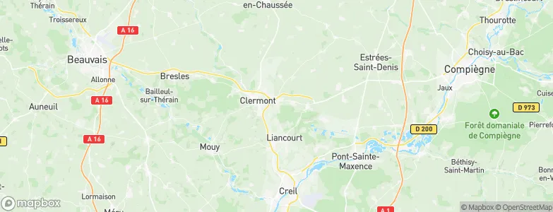 Breuil-le-Sec, France Map