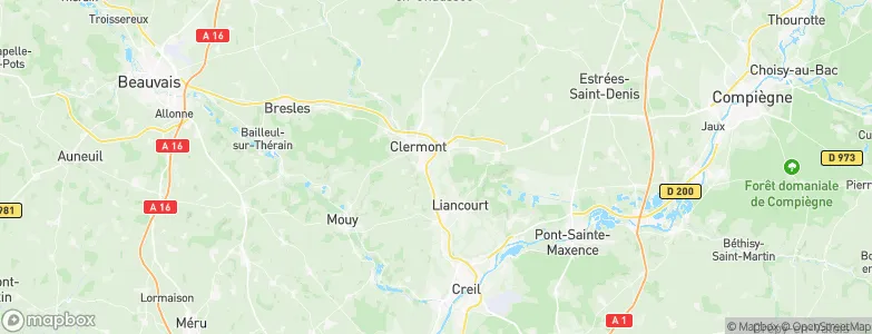 Breuil-le-Vert, France Map