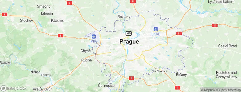 Břevnov, Czechia Map