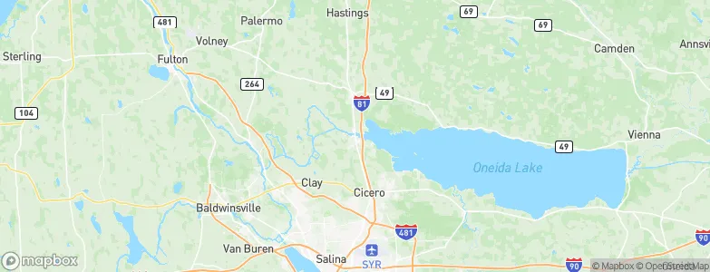 Brewerton, United States Map