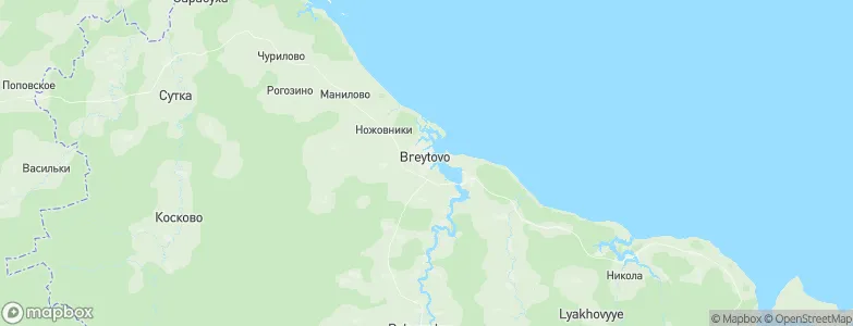 Breytovo, Russia Map