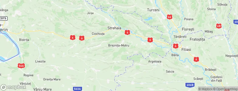 Brezniţa-Motru, Romania Map