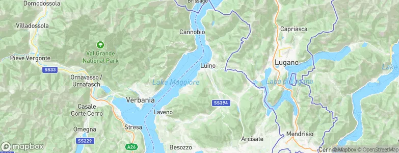 Brezzo di Bedero, Italy Map