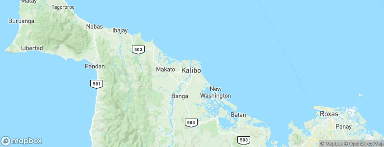 Brgy. Tinigao, Kalibo, Philippines Map