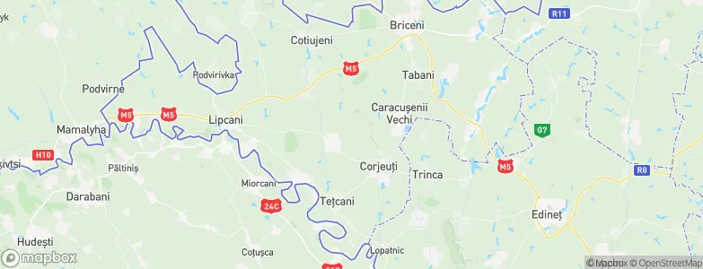 Briceni District, Moldova Map