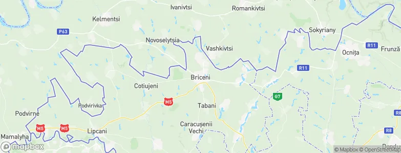 Briceni, Moldova Map