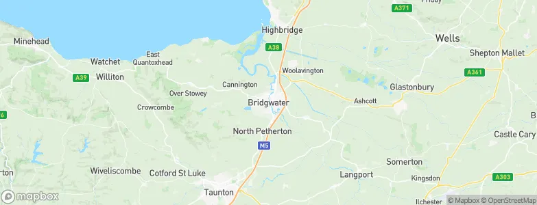Bridgwater, United Kingdom Map