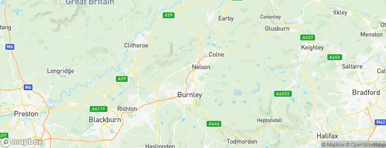 Brierfield, United Kingdom Map