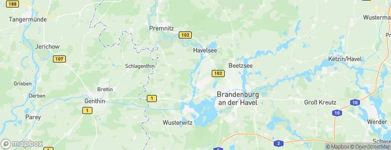 Briest, Germany Map