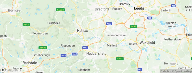 Brighouse, United Kingdom Map