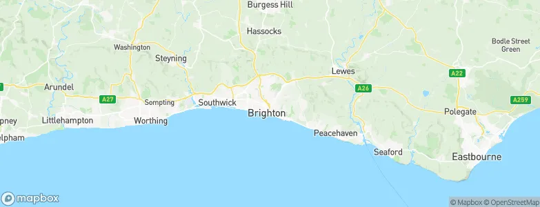 Brighton and Hove, United Kingdom Map