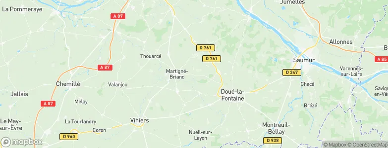 Brigné, France Map