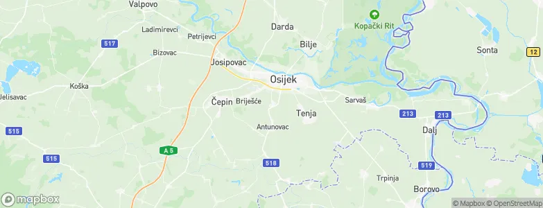 Brijest, Croatia Map
