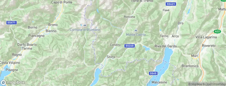 Brione, Italy Map