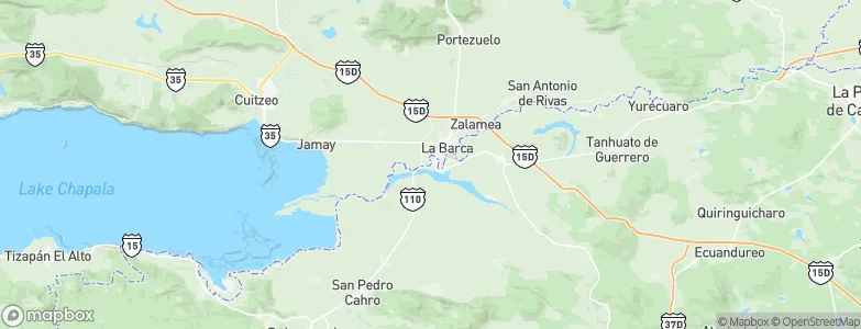 Briseñas de Matamoros, Mexico Map
