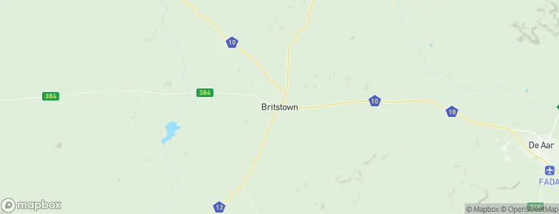 Britstown, South Africa Map