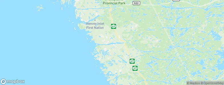 Britt, Canada Map