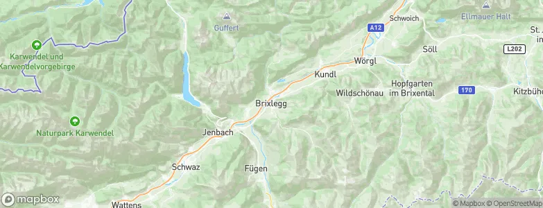 Brixlegg, Austria Map