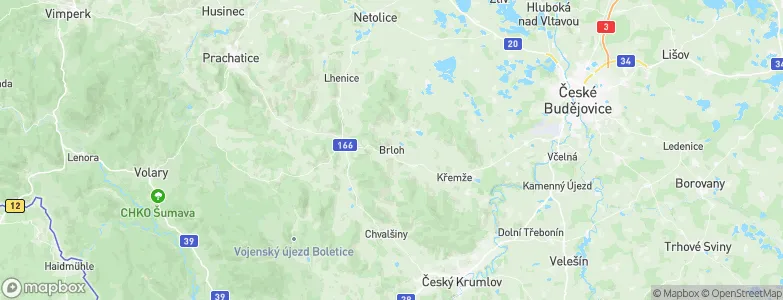 Brloh, Czechia Map