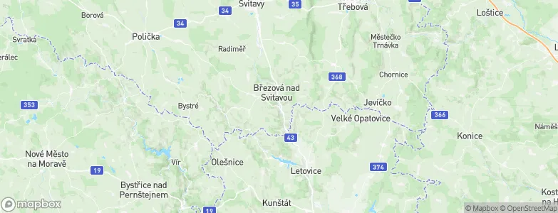 Brněnec, Czechia Map