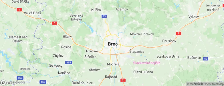 Brno, Czechia Map