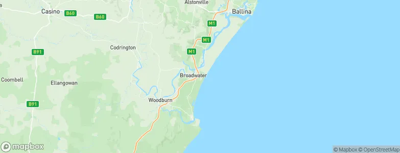 Broadwater, Australia Map