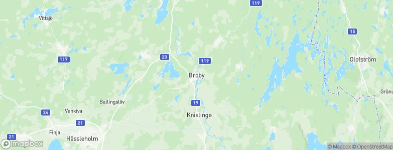 Broby, Sweden Map