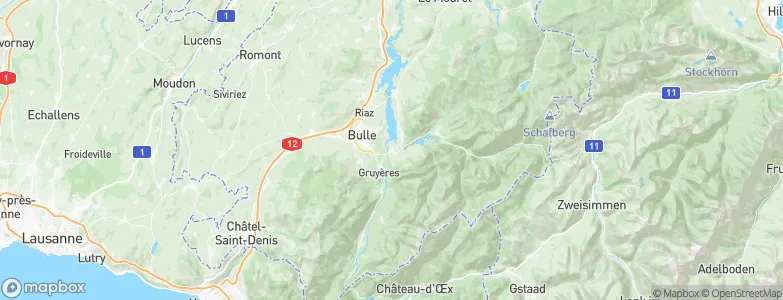Broc, Switzerland Map