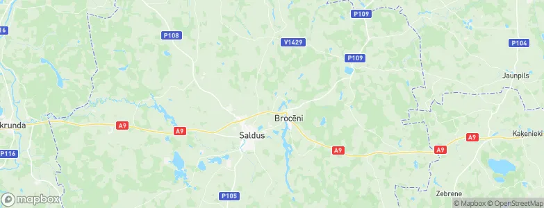 Brocēni, Latvia Map