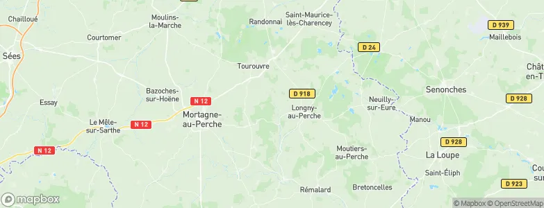 Brochard, France Map