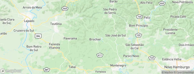 Brochier, Brazil Map