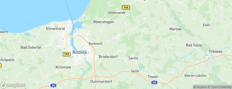 Broderstorf, Germany Map