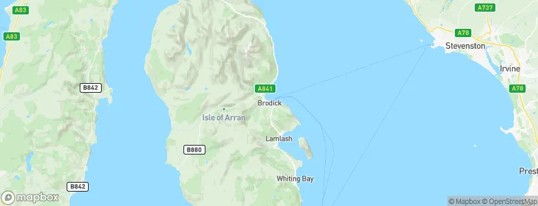 Brodick, United Kingdom Map