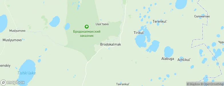 Brodokalmak, Russia Map