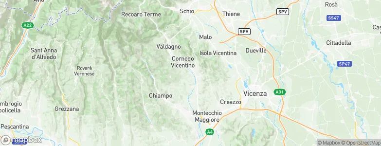 Brogliano, Italy Map