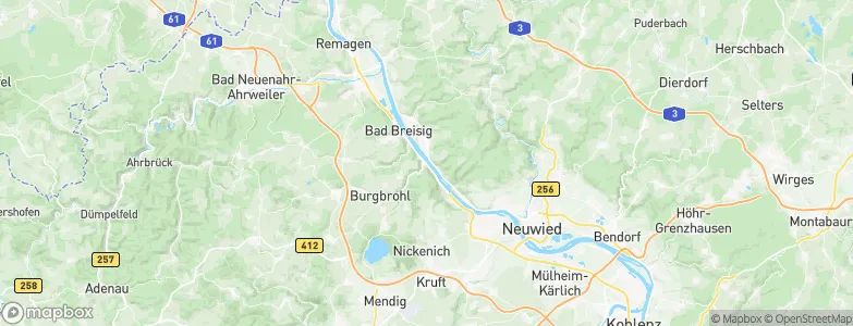 Brohl, Germany Map