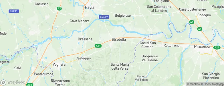 Broni, Italy Map