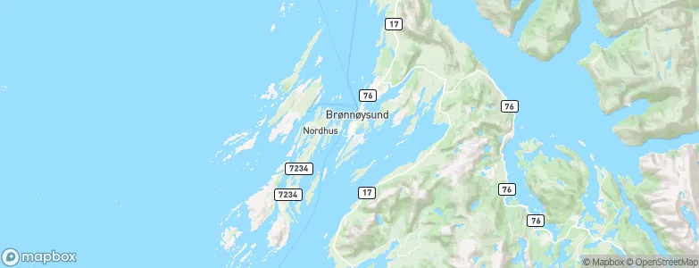 Brønnøysund, Norway Map