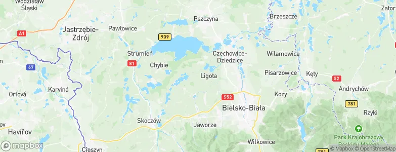 Bronów, Poland Map