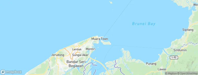 Brooketon, Brunei Map