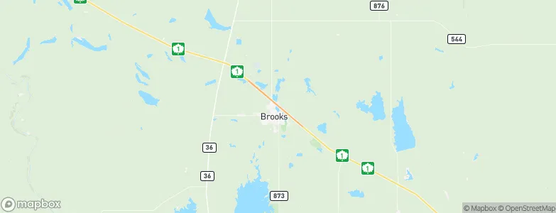 Brooks, Canada Map