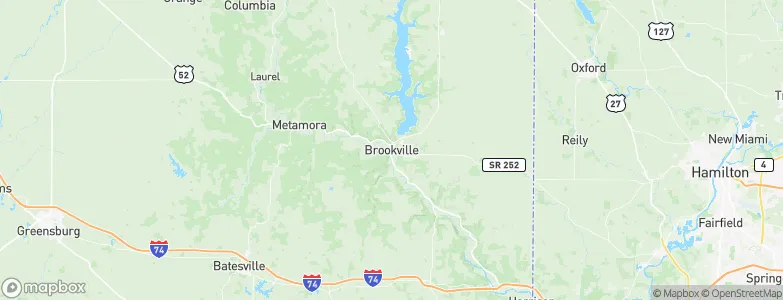 Brookville, United States Map
